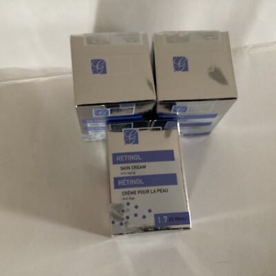 Global Beauty Care Retinol Skin Cream Anti-Aging  1.7 oz 3 Pack