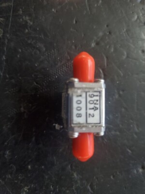 1 pc Narda West  (MIteq) isolator INA9012 9-12 GHz tested, see analyzer plots