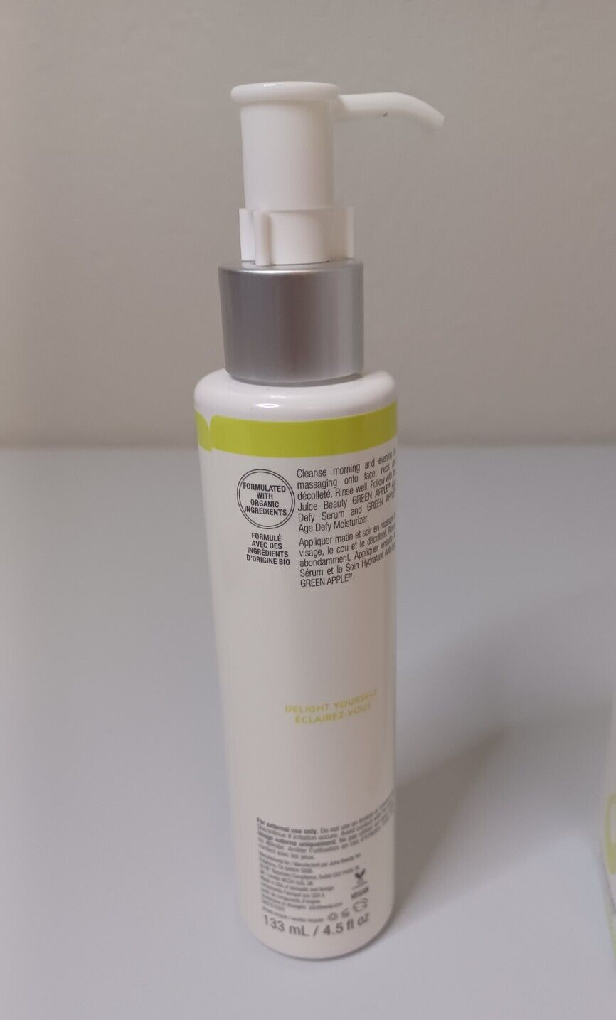 JUICE BEAUTY Green Apple Brightening Gel Cleanser 4.5 fl oz NEW