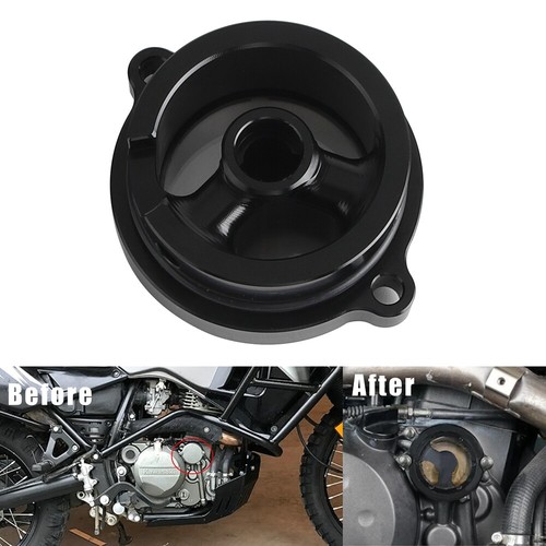 Motorcycle Oil Filter Cover Cap Aluminum For Kawasaki KLR650 KLR 650 1987-2022 - Picture 1 of 9