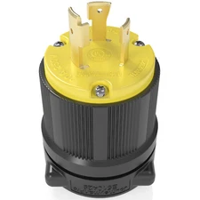 Journeyman Pro 2321 L6-20P 20A Twist Locking Male 3 Prong Generator Plug 20 amp