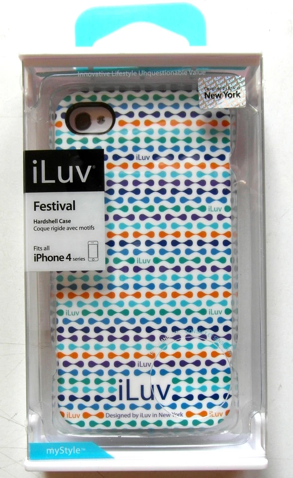 iLuv Festival Hardshell Case For iPhone 4/4S Series ICC763BLU New in Retail Pack - Image 2 of 3