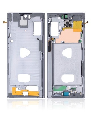 Mid-Frame Housing Compatible For Samsung Galaxy Note 10 Plus (Aura White)