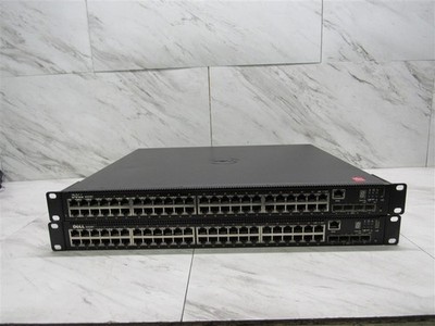 Lot of 2 Dell N1548P 48-Port PoE Gigabit Ethernet Network Switch w/ Rack Ears!