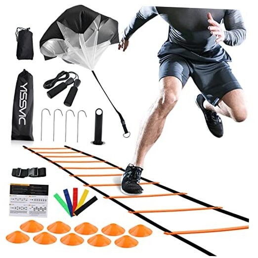  Agility Ladder 20 Feet 12 Adjustable Rungs Speed Training E