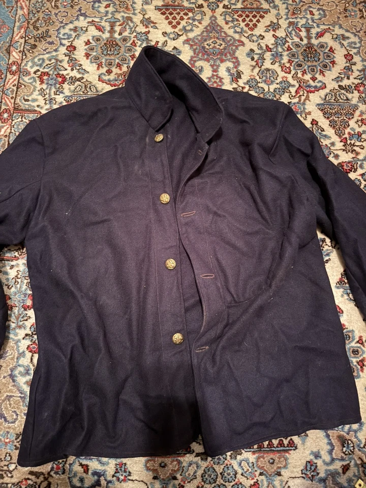 Chaqueta Vintage Guerra Civil Union Shell Reproducción Federal Recreación - Talla XL Foto 3 de 4