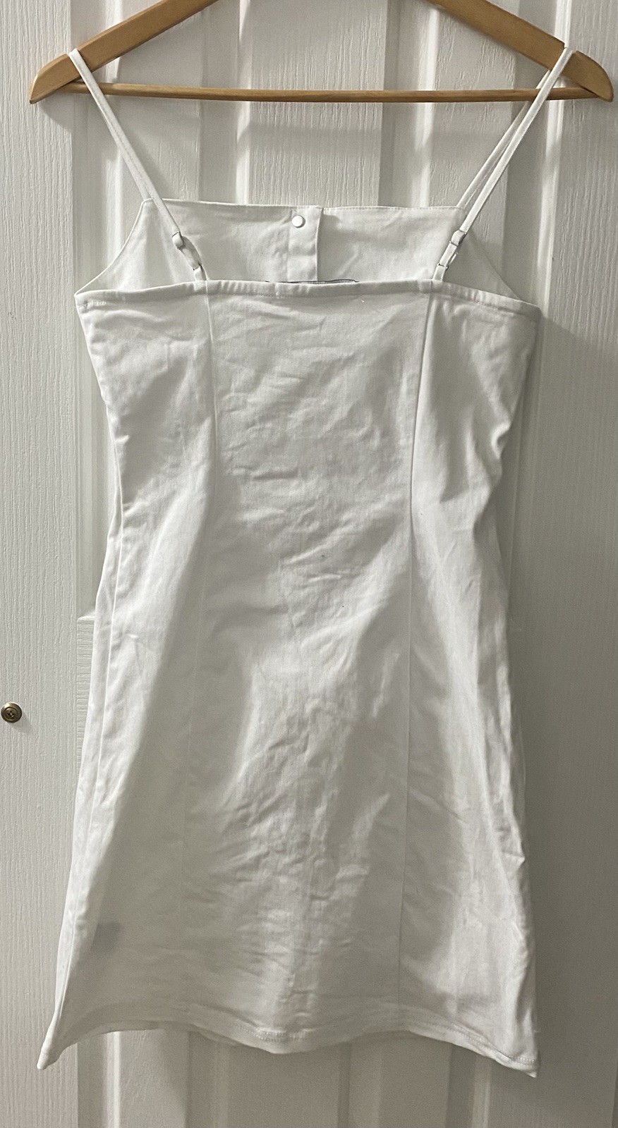CALVIN KLEIN JEANS Ladies White Fitted Dress Size XS thumbnail 5