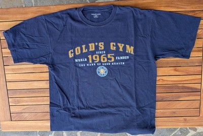 Golds Gym 1965 Logo Shirt - Original aus dem Gold''s Gym in Venice CA - Gebraucht