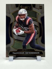 2025 Panini Select - Concourse TreVeyon Henderson #78 Silver Prizm (RC)
