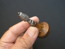 Small Unusual Old/Vtg Jewelers/Watchmakers Workbench Pin Vise Antique Rare Tool