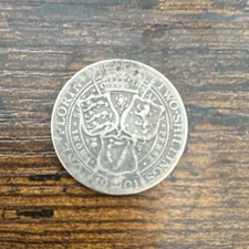 Victorian 1901 Florin / Two Shillings British Coin, Uncertified