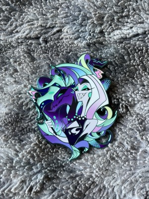 Helluva Boss Leviathan Limited Edition Pin von HunterFlowerPin - Grün Chrom