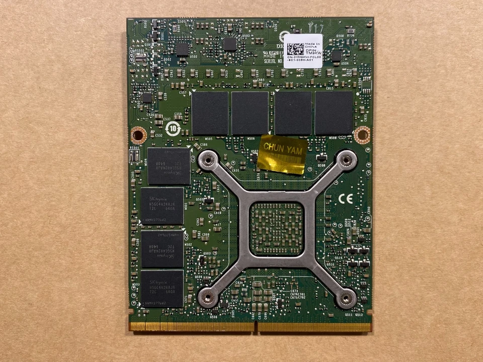 NEW Dell Precision 7710 7720 Nvidia Quadro M5000M 8GB Video Graphics Card YM9KW - Image 2 of 4