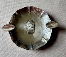 Posacenere vintage OLANDESE PROTEZIONE ANIMALI Sola 90 piatto argento RITRATTO CANE