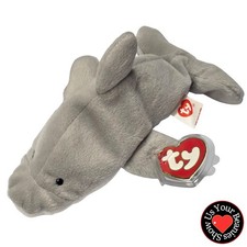 Ty Beanie Baby Flash The Dolphin MWMT-MQ 3rd Gen Hang Tag 2nd Gen Tush Tag