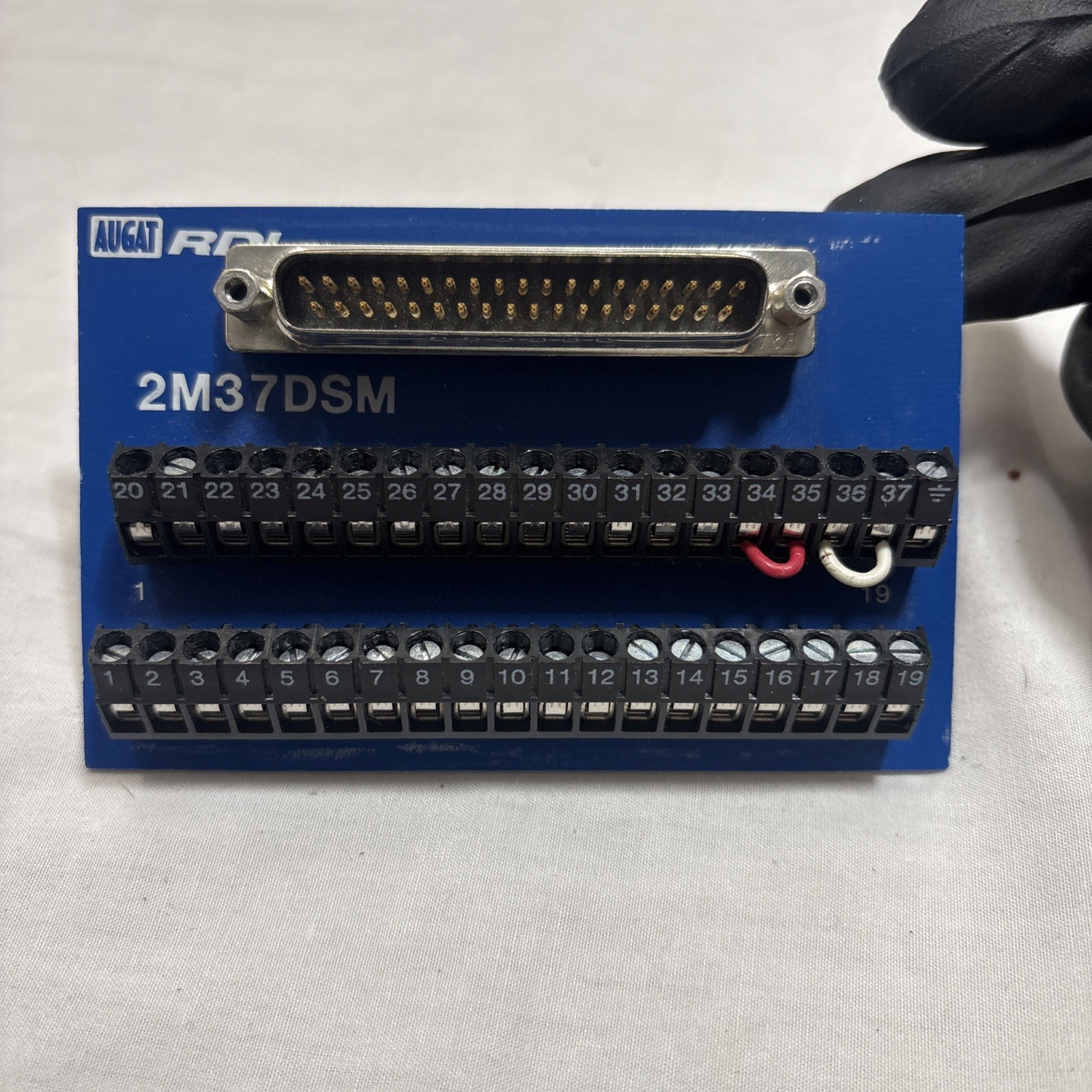 Augat RDI, 2M37DSM, Terminal Block Interface Module, PCB, Used