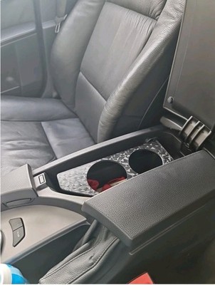 Getränkehalter Mittelarmlehne passend für BMW 5er E60 / E61 made by 3DCS