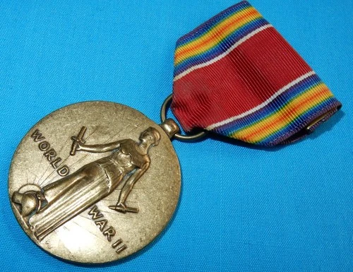 WW2 US VICTORY CAMPAIGN SERVICE MEDAL USA WORLD WAR II UNITED STATES MILITARY