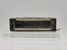 M. Hohner "The Chromonica"  260 Harmonica Key Made in GERMANY Read 