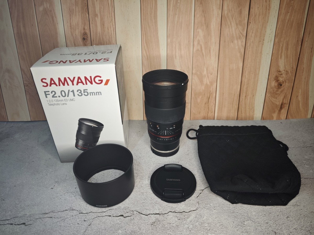 SAMYANG 135mm F/2 ED UMC Sony E DSLR Lens for sale online UK
