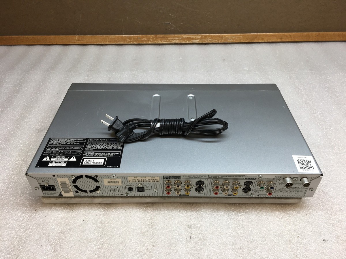 PIONEER DVR-330 Advanced DVD Recording & Playback Features No