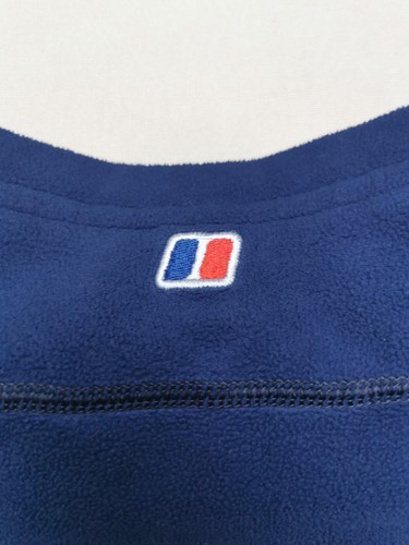 Maglione BERGHAUS uomo UK XL full zip pile (VGC) blu passeggio leggero escursionismo - Foto 21 di 24