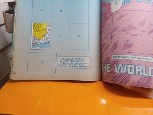 Paninninmarvel Superheroes Sticker Book-1986-used,but Only 6 Stickers Inserted. - Picture 10 of 15