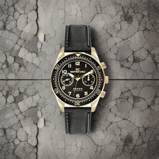 Orologio da polso uomo Montres Carlo classico cinturino ecopelle metallo analogico quarzo 