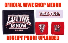WWE TOWEL + SWEATBAND SET 2025 JOHN CENA FAREWELL TOUR DC FINAL MATCH PRESALE