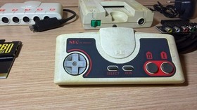 READ INFO- NEC Pc Engine 1st Model Console / ESDdrive / Rgbs / Multitap / AC