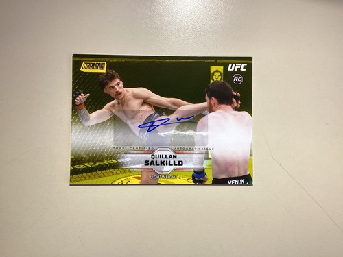 2026 Topps Stadium Club UFC Quillan Salkilld RC Yellow Auto Variation!!!!!!!