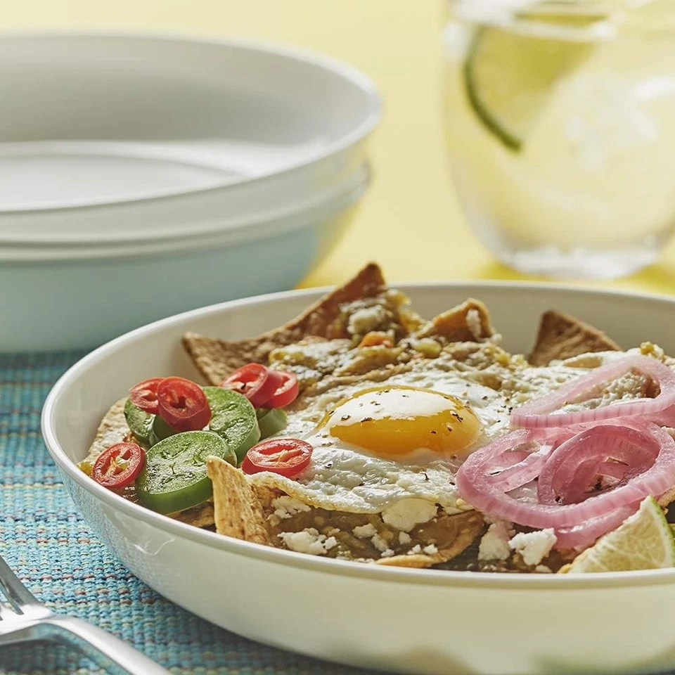 Corelle Winter Frost Blanco 30-oz Versa Cuencos para Pasta, Ensalada y Más, Paquete de 4 Foto 2 de 4