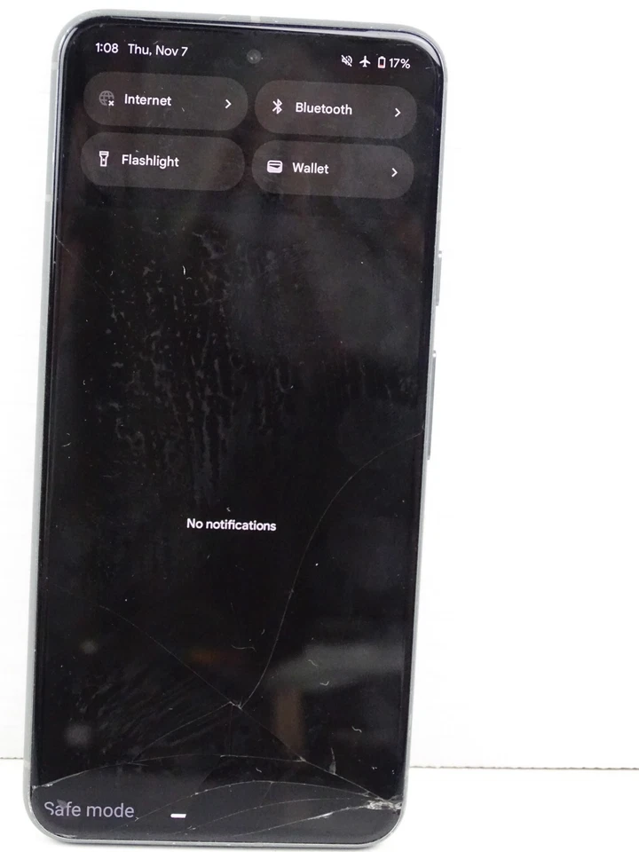 Smartphone Google Pixel 8 Pro 128GB Memoria (Bloqueado) Pantalla agrietada Hazel Foto 3 de 4