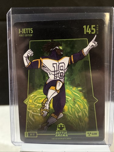 Bo Jackson Battle Arena Update #BF-72 J-Jetts Glow Battlefoil Justin Jefferson