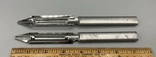 2 Vtg Rada Vegetable Potato Peeler Stainless Steel Blade Cast Aluminum Handle