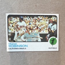 Topps 1973 Frank Robinson #175 California Angels Baseball MLB