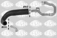 1 X Ladeluftschlauch Sasic 3336124 FüR Opel Corsa D