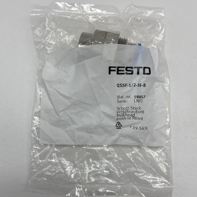 one new FESTO 190657 QSSF-1/2-16-B Threaded plate joint Free ship
