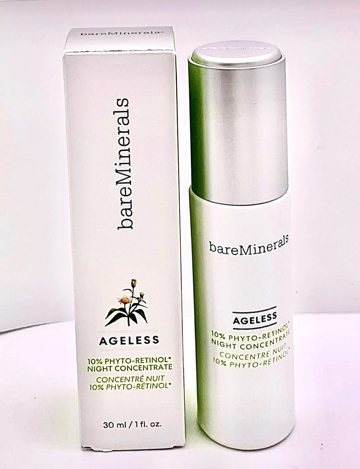 bareMinerals Ageless 10% Phyto-Retinol Night Concentrate NEW Free Shipping