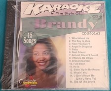 Brandy Karaoke CDG Chartbuster 15 Song R B Pop Boy Is Mine Missin You Full Moon