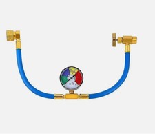 Self-sealing R134a Refrigeration Recharge Hose Kit Ac Charge Hose Wgauge Us