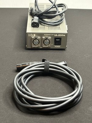 IDX IA-200a DC Power Unit 13.8V Broadcast Power Supply w/ 4-Pin XLR Cable   Test