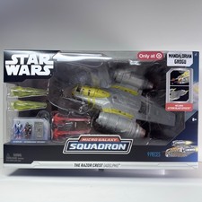 Star Wars Micro Galaxy Razor Crest Adelphi Ship w Mandalorian & Grogu