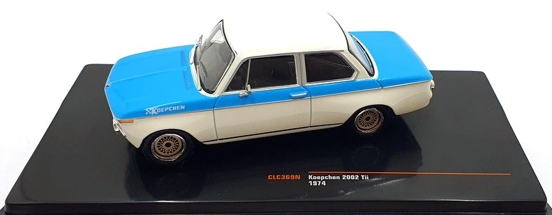 Ixo escala 1/43 CLC369N - 1974 BMW Koepchen 2002 Tii - azul/blanco Foto 4 de 4