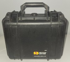 Pelican 1300 Protector Case Black Includes Foam Insert  Fragile Stickers