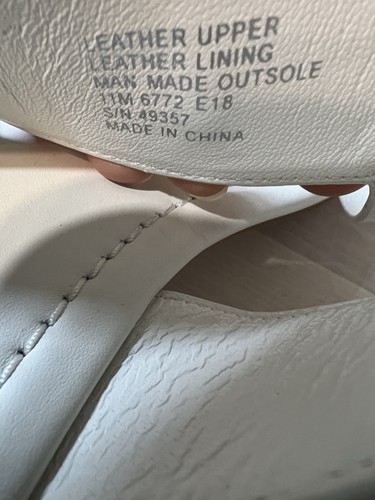 New Tory Burch Ivory White Marsden Flat T-Strap Sandals Size 11 - Bild 8 von 8