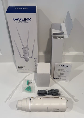 WAVLINK Dual Band AC1200 High Power Outdoor Router AP Extender Wing 12M Open Box
