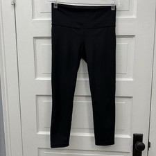 GapFit Blackout Technology Leggings Women S Black High Rise Crop Yoga