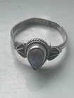 vintage 925 silver ring with stone  size O