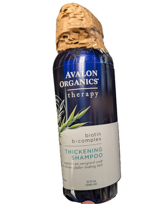 Avalon Organics Biotin B-Complex Thickening Shampoo 32 oz NEW Sealed
